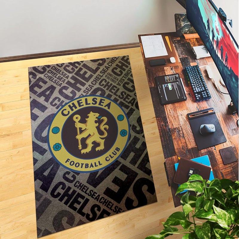 DreamController Challsea Custom Rugs for Gamer Room (62x40inch)| Playroom Carpets Inspired by Games & Anime Decor for Gamers | Gamer Room Decor for Kids Teen Anti-Slip Gaming Mat - Image 5